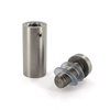 Outwater Round Standoffs, 1-1/2 in Bd L, Stainless Steel Brushed, 3/4 in OD 3P1.56.00731